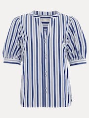 Phase Eight Blue Ariana Stripe Blouse - Image 7 of 7