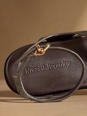 Russell & Bromley Brown Spey Toe Loop Sandals - Image 6 of 8