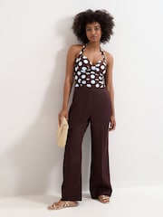 Phase Eight Brown Spot Tankini Top - Image 3 of 8