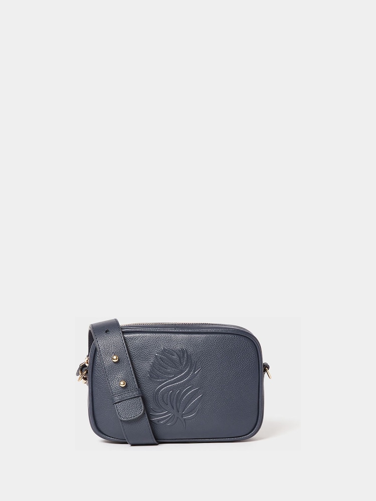 Osprey London Blue The Luxe Roma Leather Cross-Body Bag - Image 1 of 6