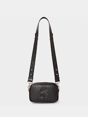 Osprey London Black The Luxe Roma Leather Cross-Body Bag - Image 3 of 6