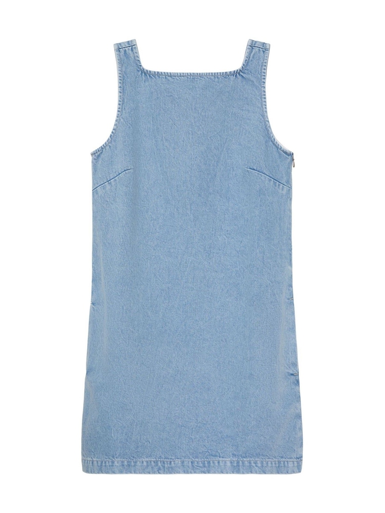 Calvin Klein Denim Mini Shift Dress - תמונה 5 מתוך 5 Calvin Klein Denim Mini Shift Dress - תמונה 5 מתוך 5
