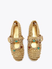 KG Kurt Geiger Gold Naomi Pumps - Image 2 of 4