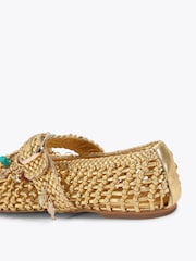 KG Kurt Geiger Gold Naomi Pumps - Image 3 of 4