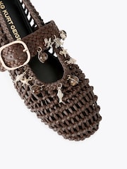 KG Kurt Geiger Brown Naomi Pumps - Image 4 of 4