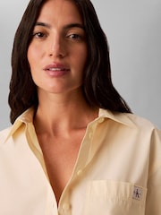 Calvin Klein Chemise décontractée en popeline de coton - Image 4 de 6