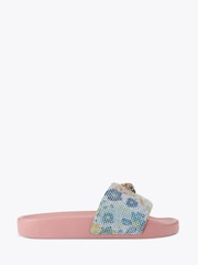 Kurt Geiger London Blue Meena Eagle Sandals - Image 1 of 4