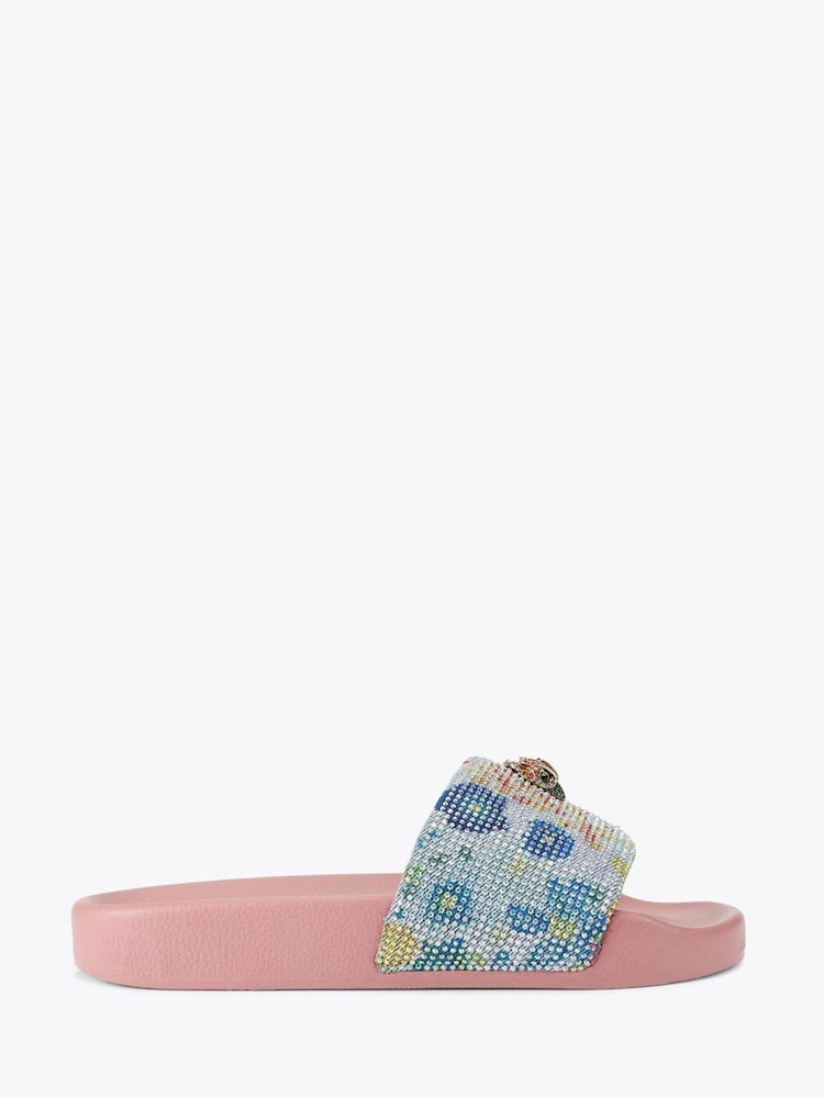 Kurt Geiger London Blue Meena Eagle Sandals - Image 1 of 4