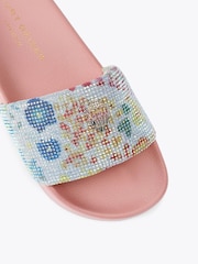 Kurt Geiger London Blue Meena Eagle Sandals - Image 4 of 4