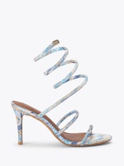 Kurt Geiger London Blue Spiral Sandals - Image 1 of 4