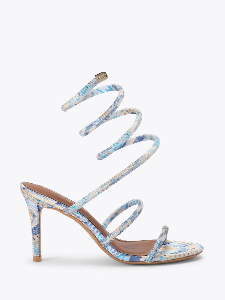 Kurt Geiger London Blue Spiral Sandals - Image 1 of 4