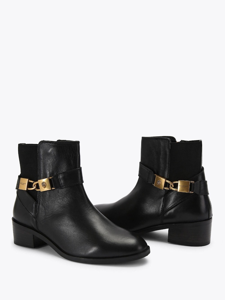 Kurt Geiger London Black Kingsley Block Heel Boots - Image 2 of 4 Kurt Geiger London Black Kingsley Block Heel Boots - Image 2 of 4