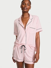 Victoria's Secret Angel Pink Polka Dot Modal Short Pyjamas Set - Image 1 of 3