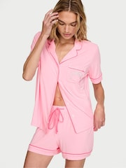 Victoria's Secret Victoria Pink Modal Short Pyjamas Set - Image 1 of 3