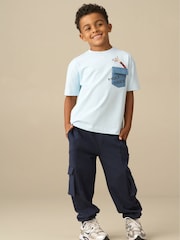 Angel & Rocket Beano Blue Joke Pocket T-Shirt - صورة 1 من 5