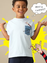 Angel & Rocket Beano Blue Joke Pocket T-Shirt - صورة 2 من 5