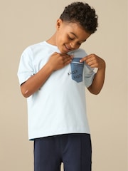 Angel & Rocket Beano Blue Joke Pocket T-Shirt - صورة 4 من 5