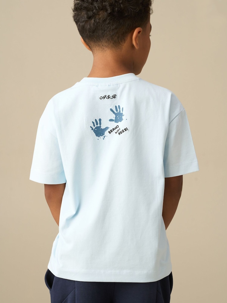 Angel & Rocket Beano Blue Joke Pocket T-Shirt - صورة 5 من 5
