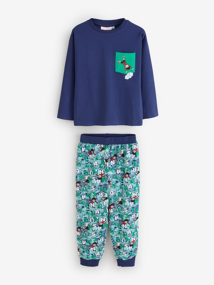Angel & Rocket Beano Navy Printed Pyjamas - Изображение 5 5