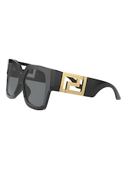 Versace Black Versace 0Ve4402 Butterfly Sunglasses - Image 3 of 12