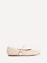 Linzi Nude Index Woven Mary Jane Shoes - Image 2 of 5