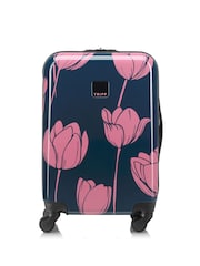 Tripp Blue Tulip Print Cabin Suitcase - Image 1 of 4