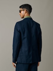 Aubin blå Northfield DB blazer med lommelapper - Bilde 2 av 4