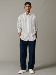 グリーン - Aubin Worlaby リネンシャツ - 画像 3 / 5