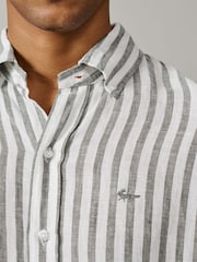 グリーン - Aubin Worlaby リネンシャツ - 画像 4 / 5