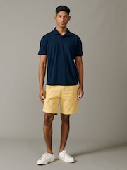 Синий - Рубашка поло с открытым воротником Aubin Heritage - Изображение 3 5