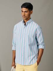 Aubin Walesby Lightweight Relaxed Oxford Shirt - Image 1 of 6