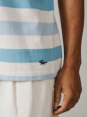 Aubin Blue Danton Relaxed T-Shirt - Imagen 4 de 6