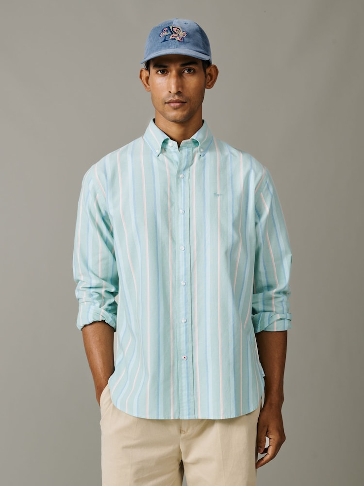 Aubin Walesby Lightweight Relaxed Oxford Shirt - Image 1 of 5