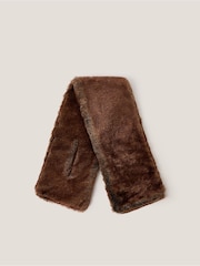 Monsoon Cream Agnes Faux Fur Scarf - Image 1 of 3