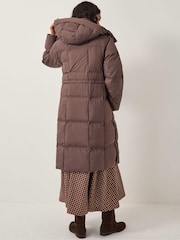Monsoon Brown Molly Long Puffer Coat - Image 2 of 5