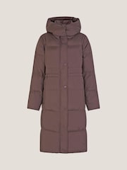 Monsoon Brown Molly Long Puffer Coat - Image 5 of 5