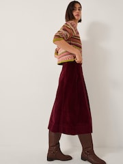 Monsoon Pink Fiona Fair Isle Pattern Cardigan - Image 3 of 6
