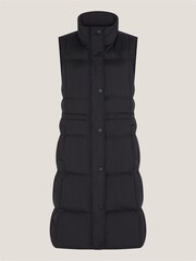 Monsoon Black Nelly Long Padded Gilet - Image 6 of 6