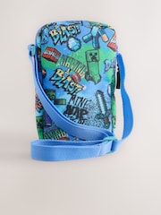 Blue Minecraft Cross-Body Phone Bag - Image 2 of 4