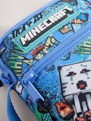 Blue Minecraft Cross-Body Phone Bag - Image 3 of 4