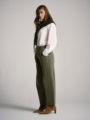 Mint Velvet Green Utility Barrel Leg Jeans - Image 6 of 8