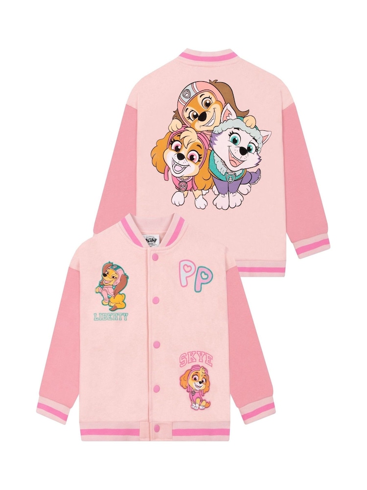 Character Pink PAW Patrol Liberty And Skye Varsity Jacket - Image 1 of 12