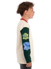 Character Cream Harry Potter Long Sleeve Polo Shirt - Hogwarts - Image 9 of 12