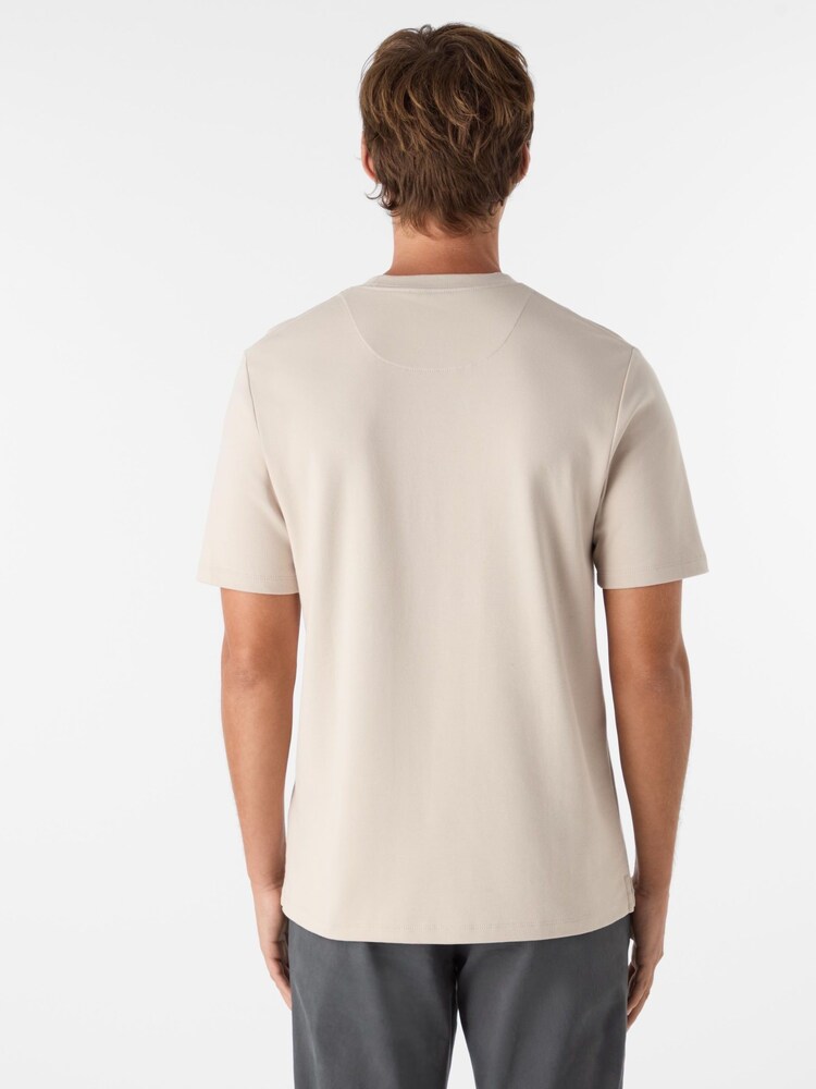 Oliver Sweeney Classic Fit 240gsm Cotton Jersey White T-Shirt - Image 2 of 5