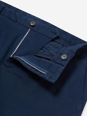 Oliver Sweeney Blue Garment Dyed Cotton Chinos - Image 4 of 5