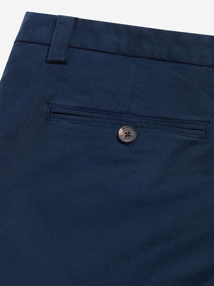 Oliver Sweeney Blue Garment Dyed Cotton Chinos - Image 5 of 5 Oliver Sweeney Blue Garment Dyed Cotton Chinos - Image 5 of 5