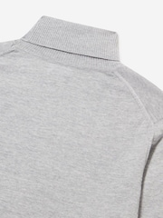 Oliver Sweeney Red Merino Wool Roll Neck Jumper - Image 5 of 5