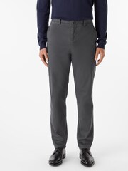 Oliver Sweeney Grey Garment Dyed Cotton Chinos - Image 1 of 5