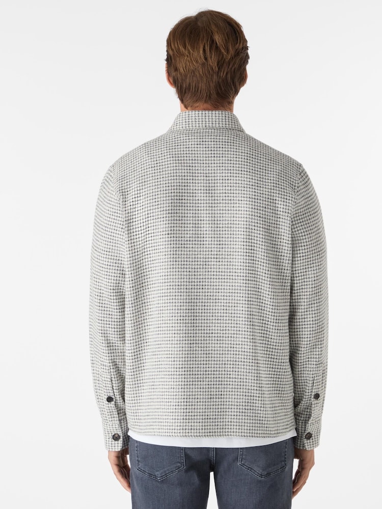 Oliver Sweeney Cotton Mouline White Overshirt - Image 2 of 5
