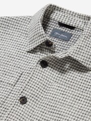 Oliver Sweeney Cotton Mouline White Overshirt - Image 4 of 5